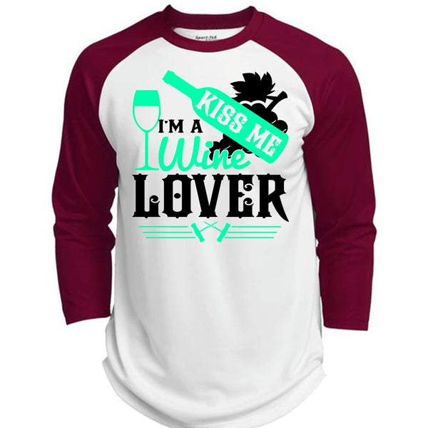 I'm A Wine Lover T Shirt, I Love Wine T Shirt, Awesome T-Shirts  (Polyester Game Baseball Jersey)