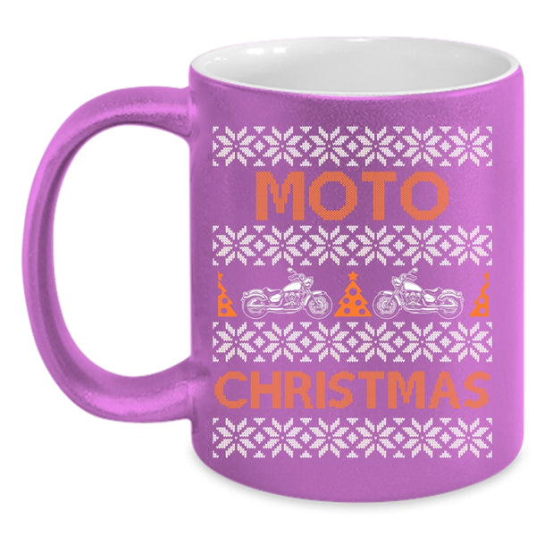 Moto Christmas Coffee Mug, Christmas Gift For Fireman Coffee Cup