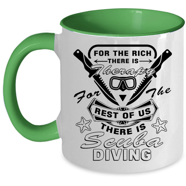 Outdoor Coffee Mug, There Is Scuba Diving Accent Mug