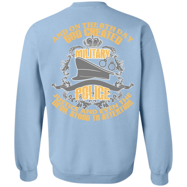 I Love Police T Shirt, God Created Military Police Sweatshirt