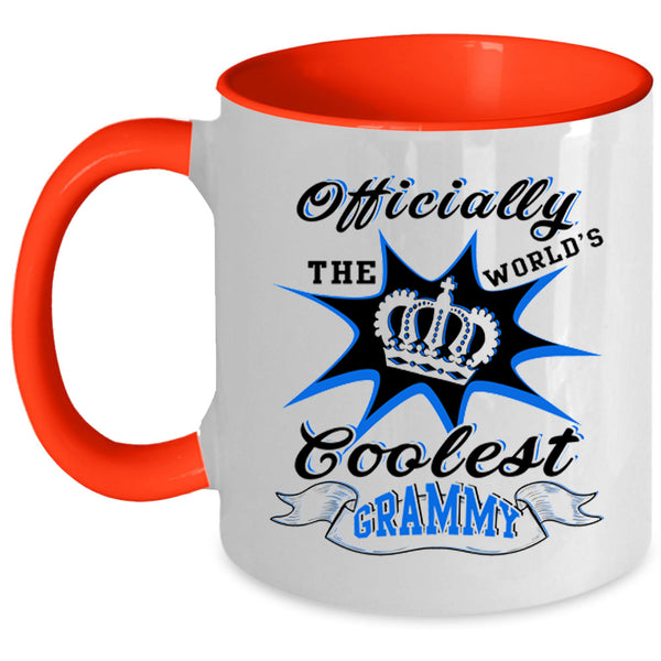 Cool Grandmas Coffee Mug, The World's Coolest Grammy Accent Mug