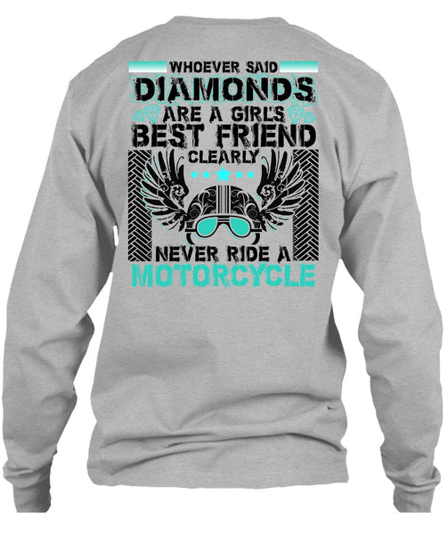 Never Ride A Motorcycle T Shirt, I Love Biker T Shirt