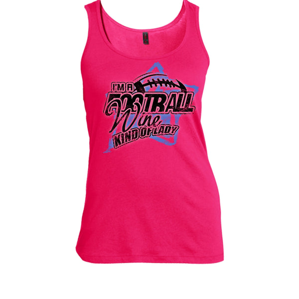 I'm A Football T Shirt, Coolest Football Lady Tank Top