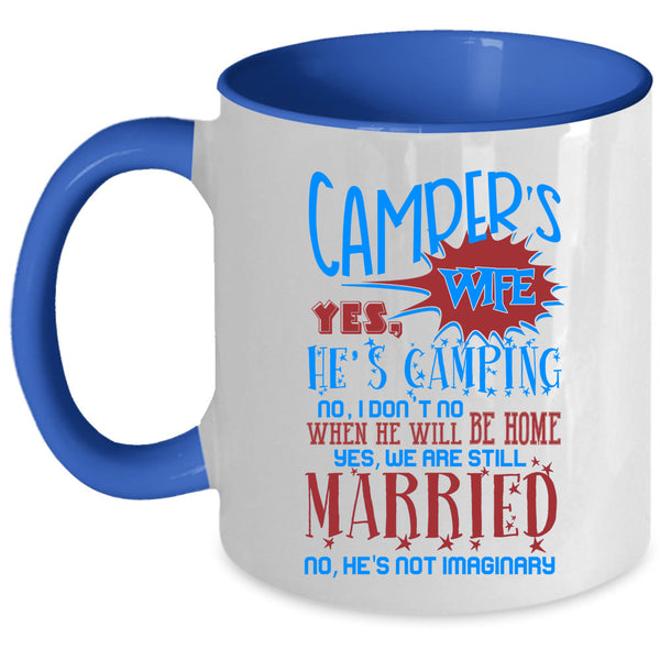 Beautiful Wife Coffee Mug, Camper's Wife Accent Mug
