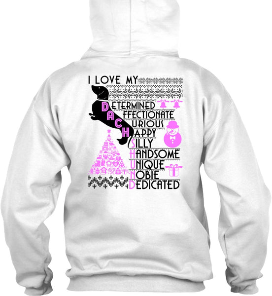 I Love My Dachshund T Shirt, I Love My Dog T Shirt