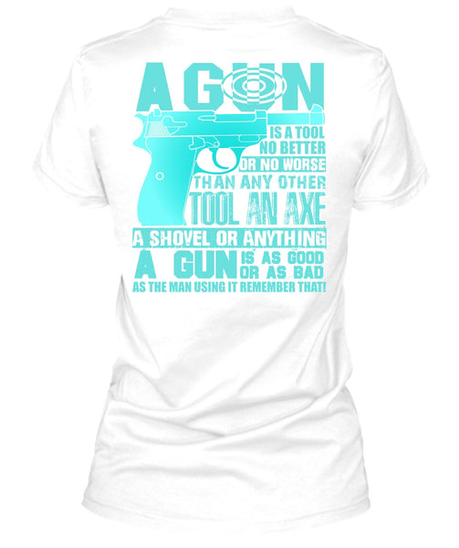 A Gun Is A Tool T Shirt, I Love Veteran T Shirt