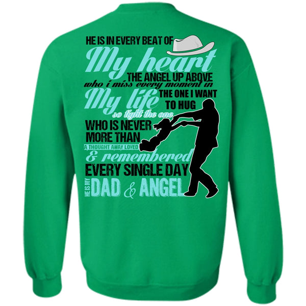 I Love Dad T Shirt, He Is My Dad And Angel Sweatshirt