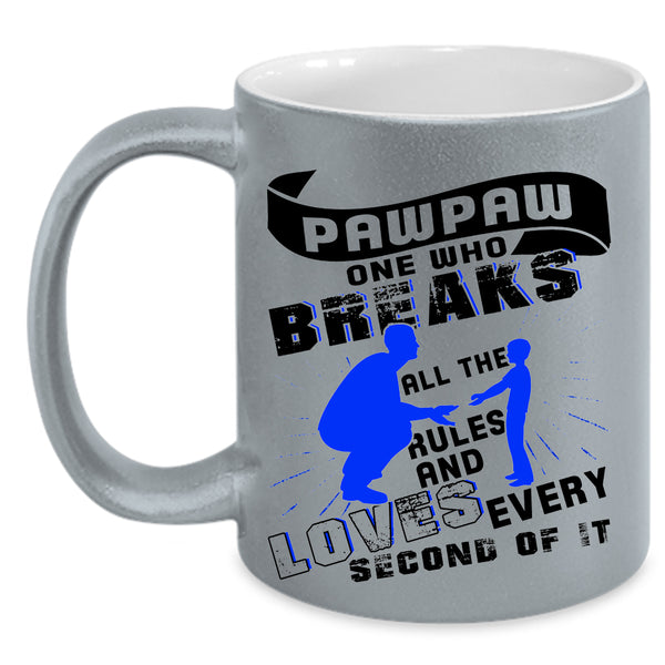 Cool Gift For Papa Coffee Mug, Pawpaw Accent Mug