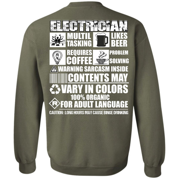 Likes Beer T Shirt, I Love Electrician Sweatshirt