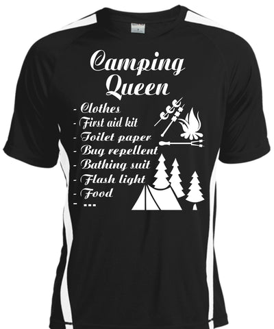 A black t-shirt with the shopify logo