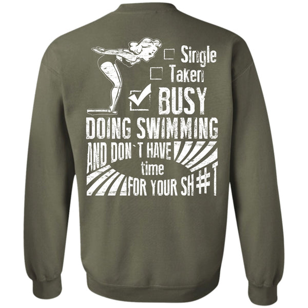 Being A Swimmer T Shirt, I Love Swimmer Sweatshirt