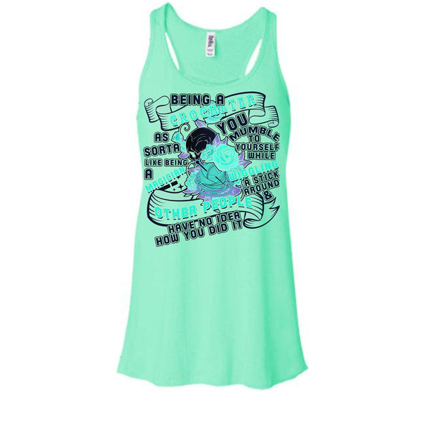 Being A Crocheter T Shirt, Cool Crocheting T Shirt, Awesome t-shirts