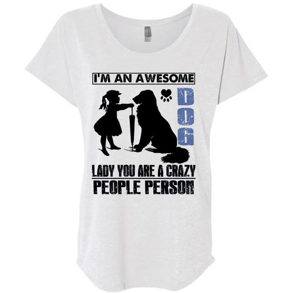 I'm An Awesome Dog Lady T Shirt, I Love My Dog T Shirt, Awesome T-Shirts