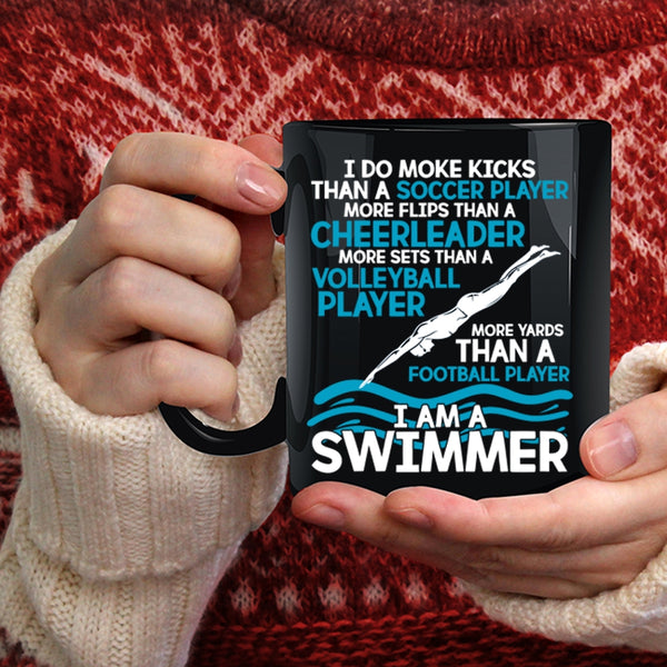 I Am A Swimmer Coffee Mug, Funny Swimming Coffee Cup