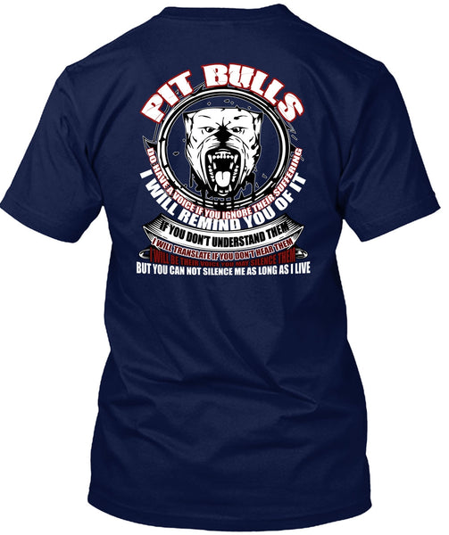 Pit Bulls Do Have A Voice T Shirt, My Favorite T Shirt