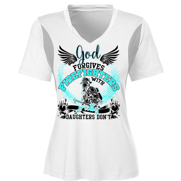 God Forgives Firefighters T Shirt, I Love Firefighter T Shirt, Awesome T-Shirts