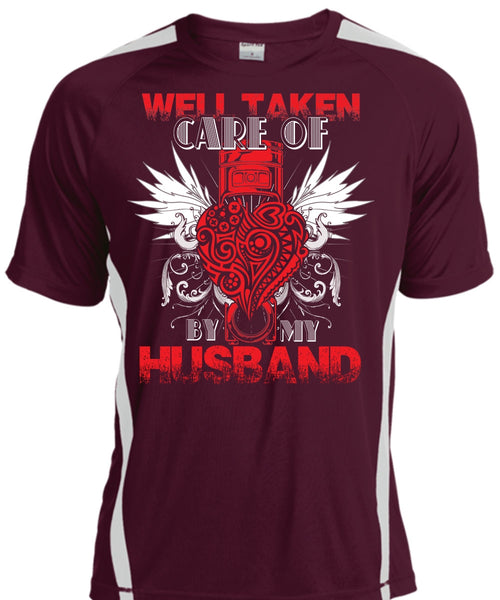 Well Taken Care Of Heart By My Husband T Shirt, Being A Husband T Shirt, Cool Shirt