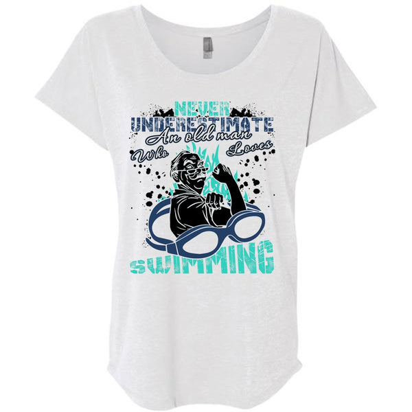 Old Man Who Loves Swimming T Shirt, I Love Swimming T Shirt, Awesome T-Shirts