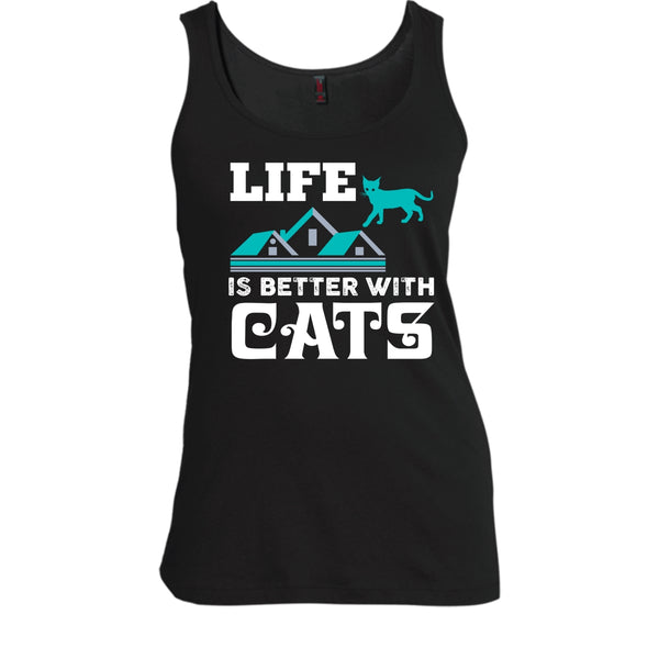 Life Is Better With Cats Shirt, I Am A Cat Lover Shirt