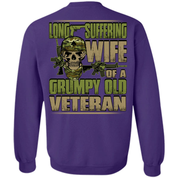 Grumpy Old Veteran T Shirt, I Love Veteran Sweatshirt