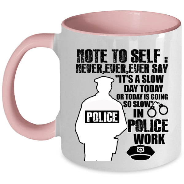 Cute Gift For Policeman Coffee Mug, Awesome Police Officer Accent Mug