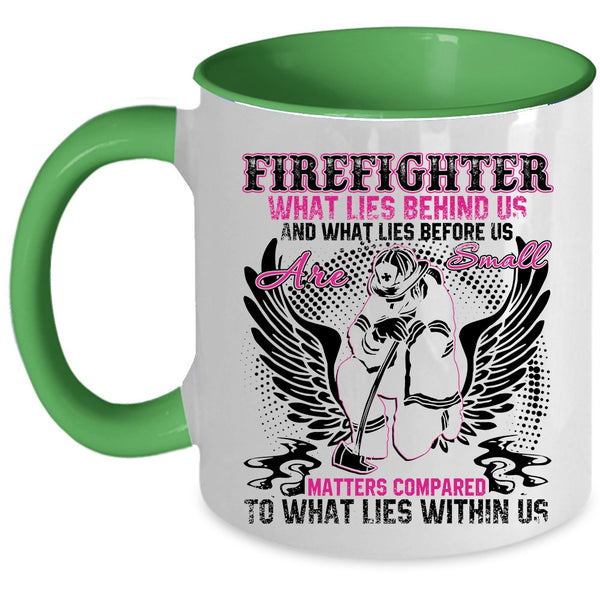 Cool Gift For Firefighters Coffee Mug, Firefighter Accent Mug