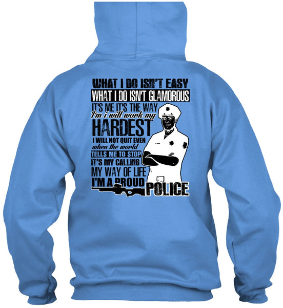 I'm A Proud Police T Shirt, I Love Police T Shirt