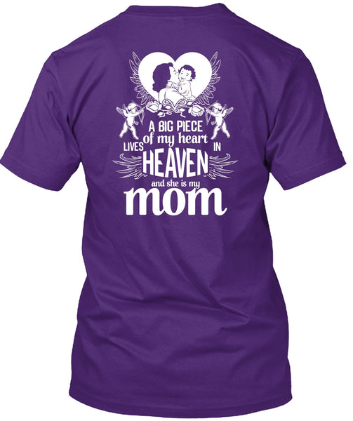 She Is My Mom T Shirt, Lives Heaven T Shirt