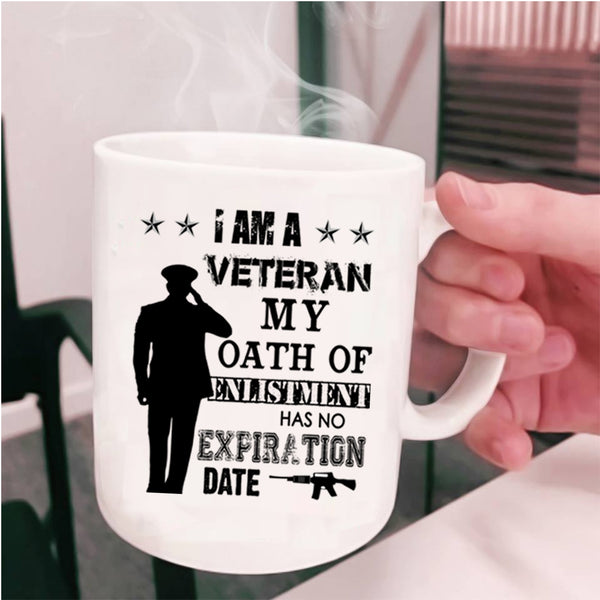 Awesome Gift For Veteran Coffee Mug, I Am A Veteran Cup