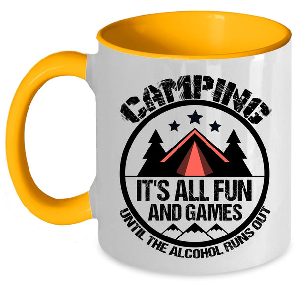 It's All Fun And Games Coffee Mug, Camping Accent Mug