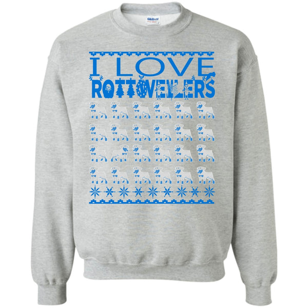 Rottwellers Merry Christmas T Shirt, I Love Rottwellers Sweatshirt