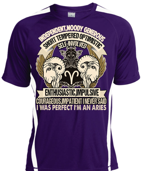 I'm An Aries T Shirt, Short Tempered Optimistic T Shirt, Cool Shirt