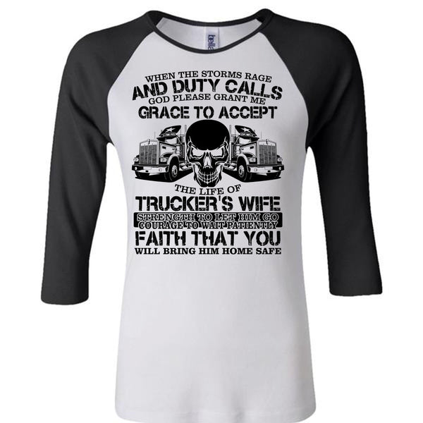 The Life Of Trucker's Wife T Shirt, I Love Trucking T Shirt, Awesome T-Shirts