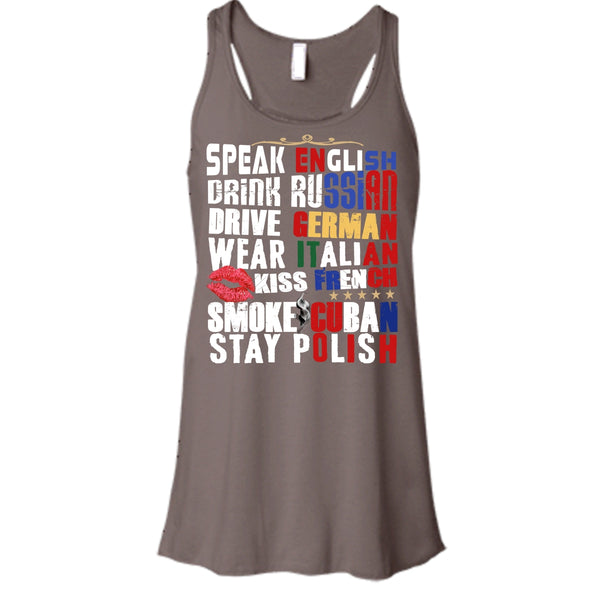 Speak English T Shirt, Drink Russian T Shirt, Cool T Shirt