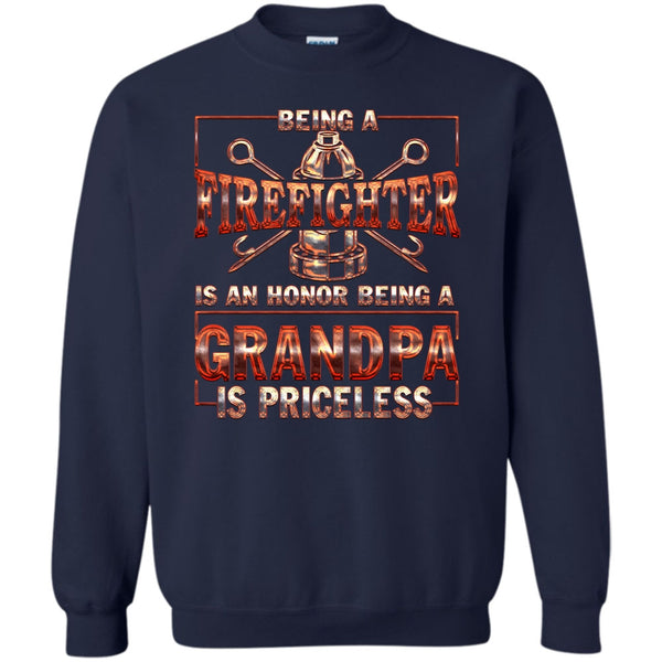 Being A Fgradnpa Is Princess T Shirt, Coolest Firefighter Sweatshirt