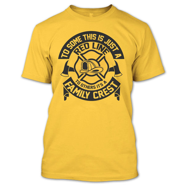 This Is Just A Red Line T Shirt, Coolest Firefighter T Shirt