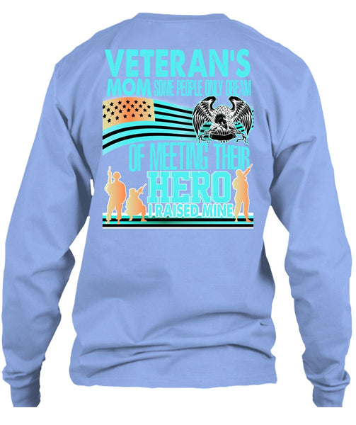 Veteran's Mom T Shirt, I Love Veteran T Shirt