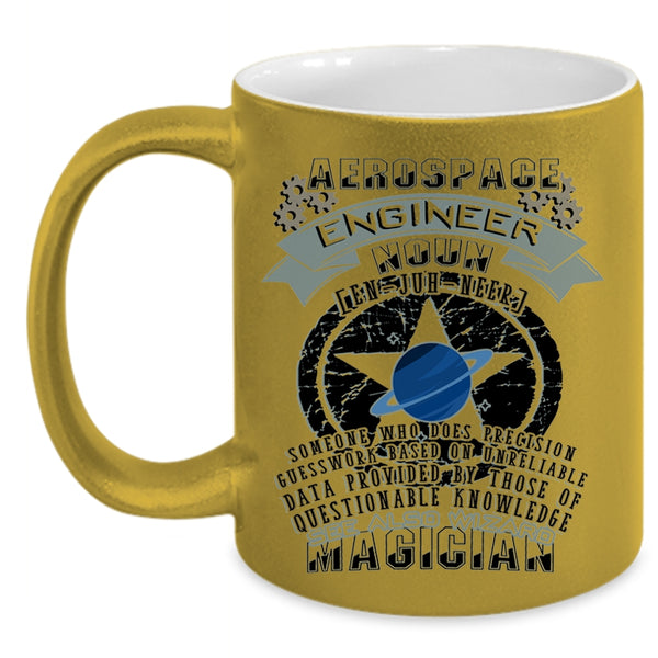 Funny Gift For Engineer Coffee Mug, Aerospace Engineer Accent Mug