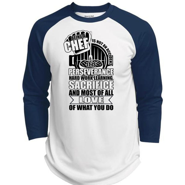 Being A Chef Is Not An Accident T Shirt, I Love Cooking T Shirt, Awesome T-Shirts  (Polyester Game Baseball Jersey)