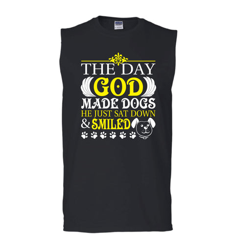 A black t-shirt with the shopify logo