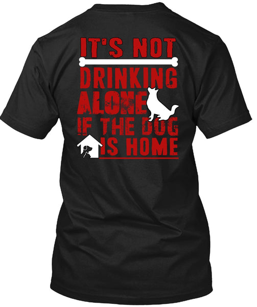 A black t-shirt with the shopify logo