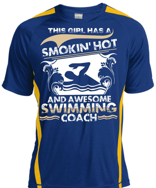 Awesome Swimming Coach T Shirt, Being A Swimmer T Shirt, Cool Shirt