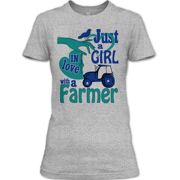 Just A Girl T Shirt, Coolest Farmer T Shirt