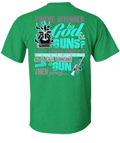 God And Guns T Shirt, I Love Gun T Shirt