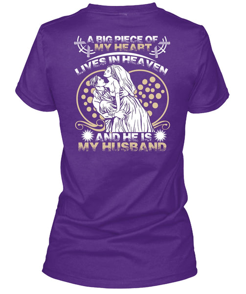 He Is My Husband T Shirt, Lives In Heaven T Shirt
