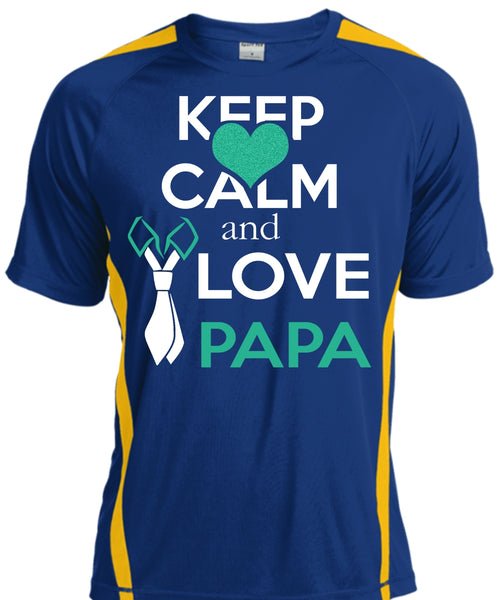 Keep Calm And Love Papa T Shirt, Father's Day T Shirt