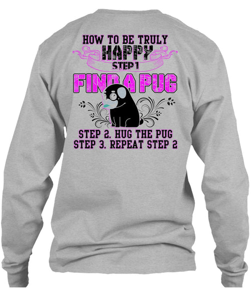 Find A Pug T Shirt, I Love Pug T Shirt