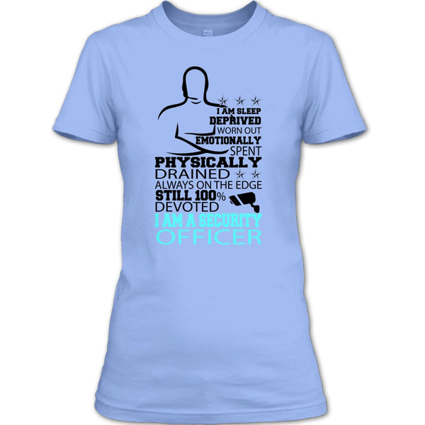 I Am Sleep Deprived T Shirt, Coolest Security Officer T Shirt