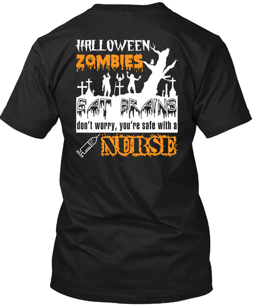 A black t-shirt with the shopify logo