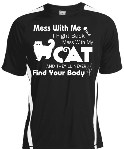 A black t-shirt with the shopify logo